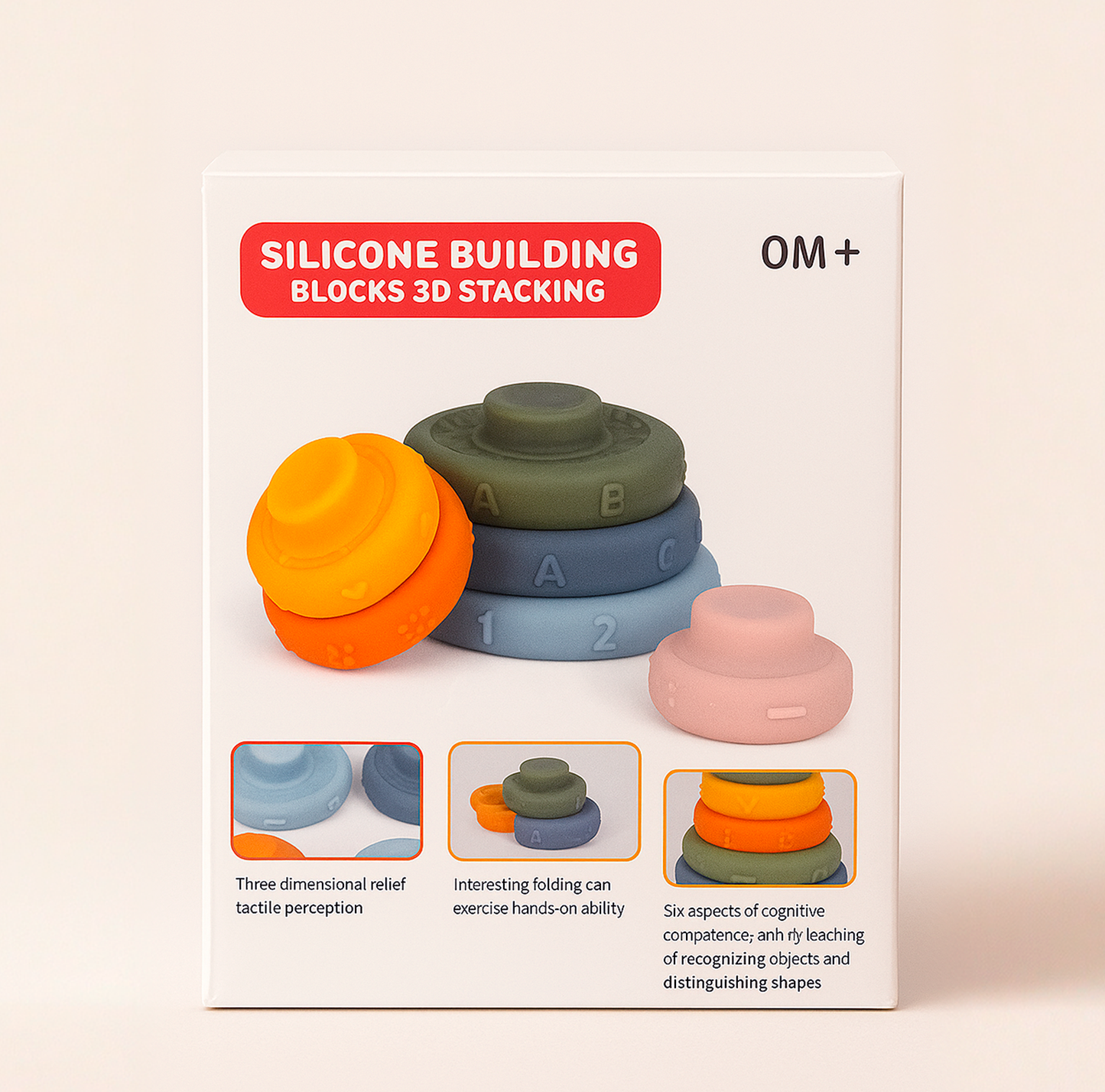 KoWün Torre Apilable de Silicona – 3D Stacking