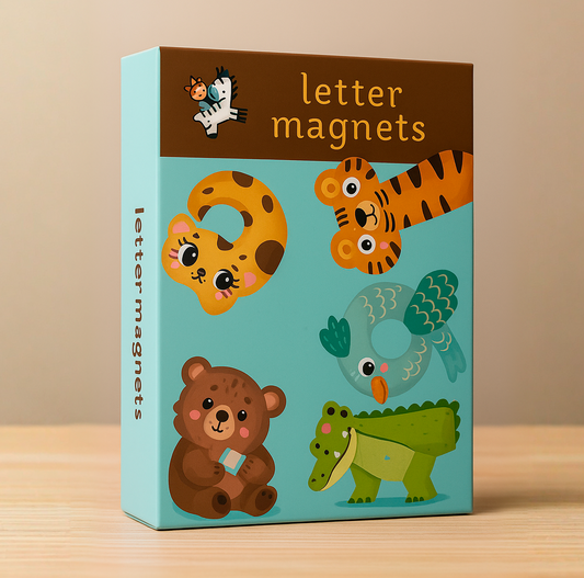Letras magneticas con forma de animalitos