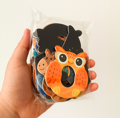Letras magneticas con forma de animalitos