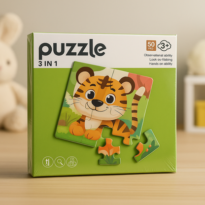 Puzzle 3 en 1 Imantado
